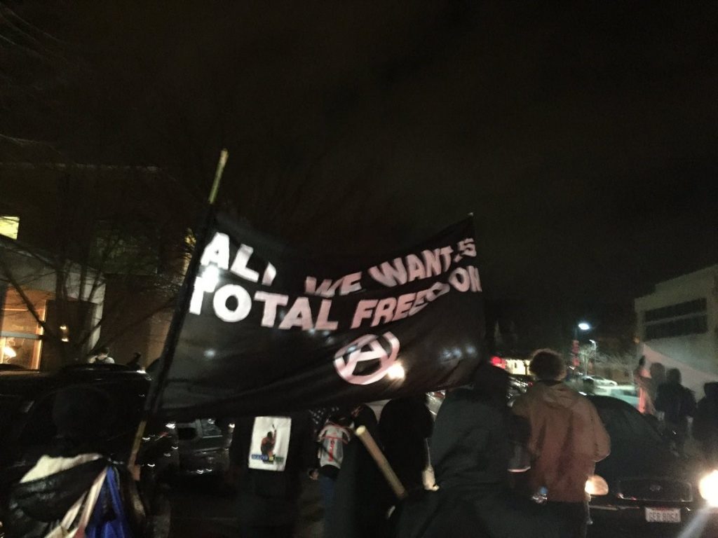 Banner: "All We Want Is Total Freedom"